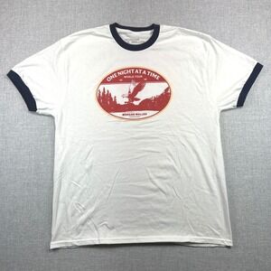 Morgan Wallen 2023‎ Tour T-Shirt One Night At A Time Graphic Tee XL Ringer Merch